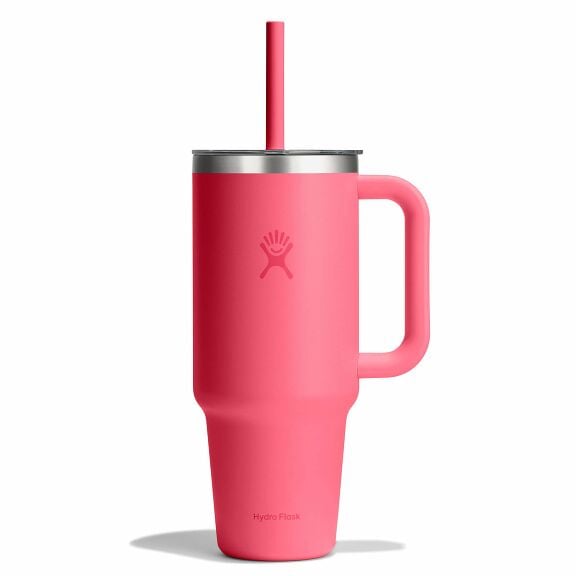 40-oz-travel-tumbler-e3 tt40pscc668-40-oz-travel-tumbler-clear-lid-popstar-pink-straight.jpg